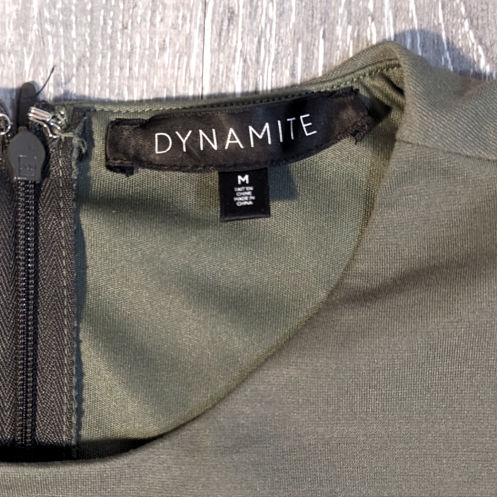 Dynamite Ruched Fitted Dress - Picture 3 of 3
